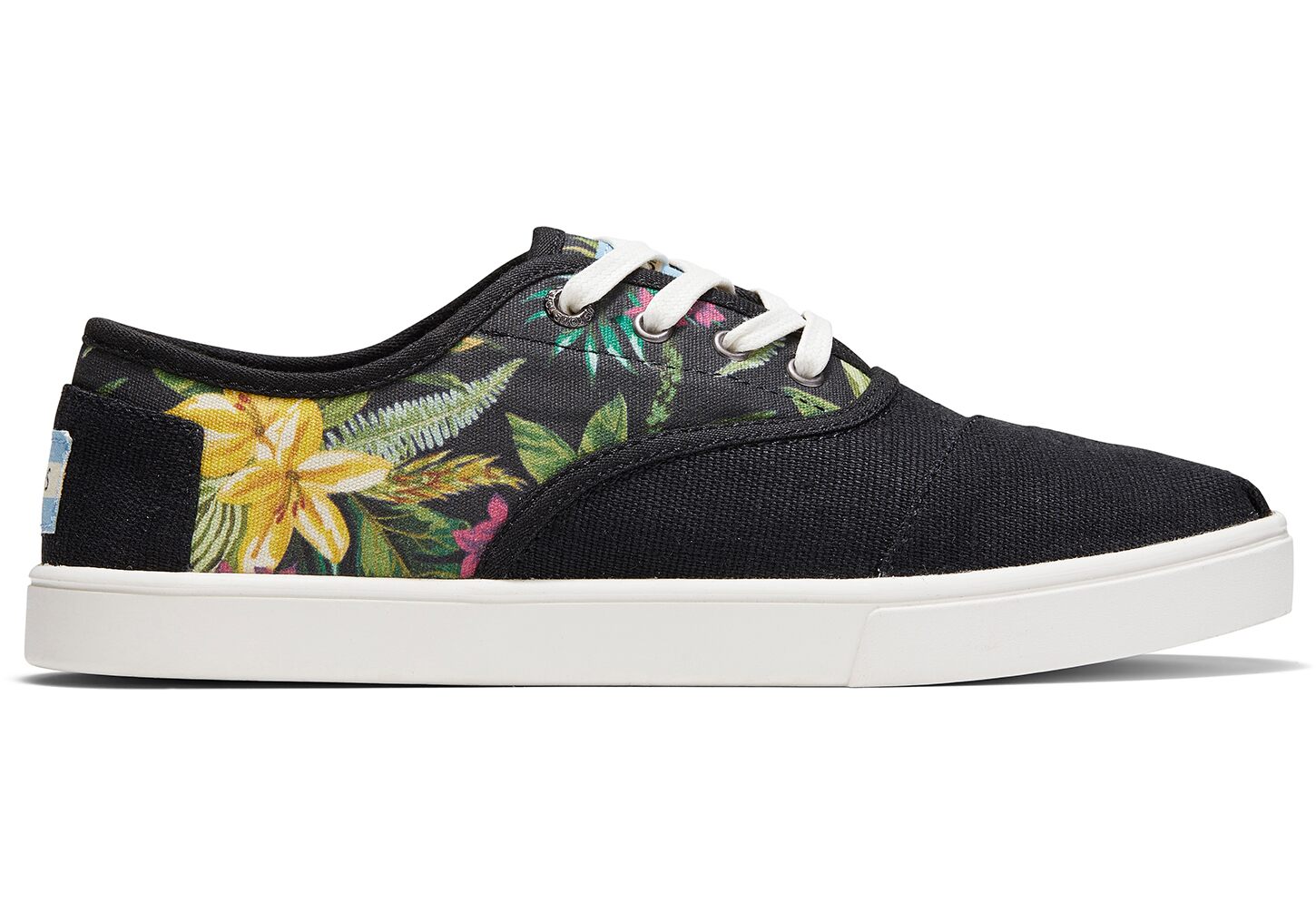 Toms Floral Cordones - Womens Sneakers - Black - NZ - 683275LRP